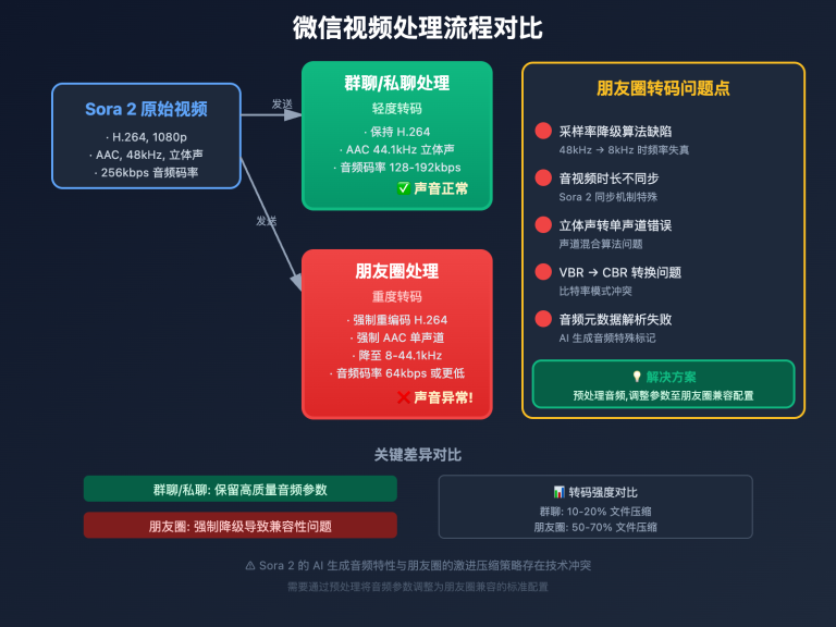 sora 2 wechat moments audio distortion fix image 0 图示