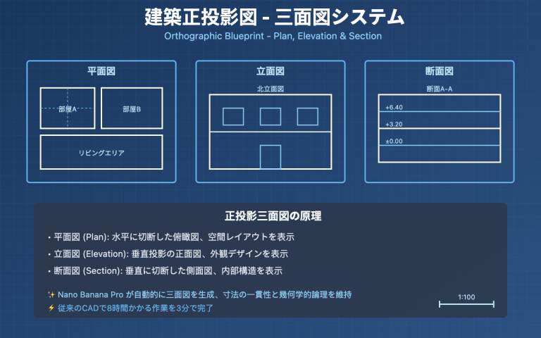 nano banana pro orthographic blueprint tutorial ja image 0 图示