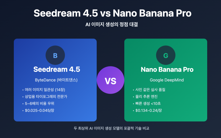 seedream 4 5 vs nano banana pro deep comparison ko image 0 图示