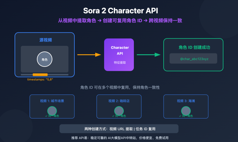 sora 2 character api tutorial create reusable characters image 0 图示