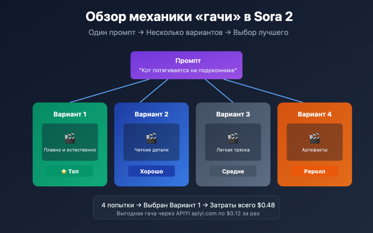 sora 2 gacha guide multiple outputs cost optimization ru image 0 图示