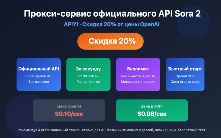 sora 2 official api proxy apiyi discount guide ru image 0 图示