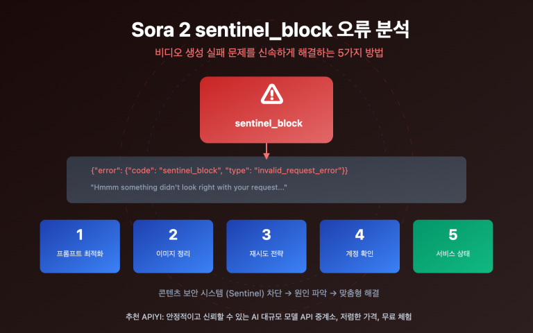 sora 2 sentinel block error guide ko image 0 图示