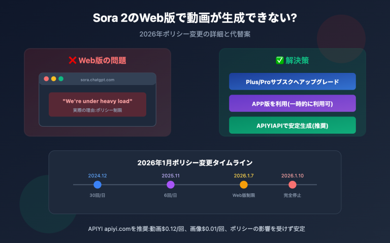 sora 2 web cannot generate video solution ja image 0 图示