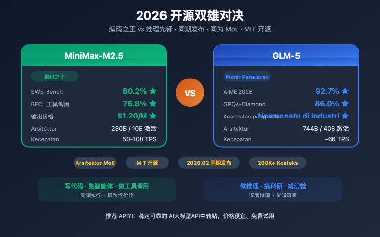 minimax m2 5 vs glm 5 coding reasoning comparison id image 0 图示