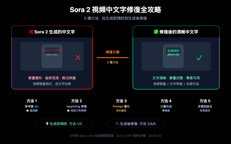 sora 2 chinese text video fix guide zh hant image 0 图示