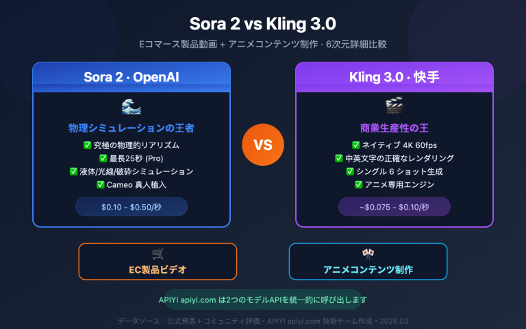 sora 2 vs kling 3 ecommerce anime comparison ja image 0 图示