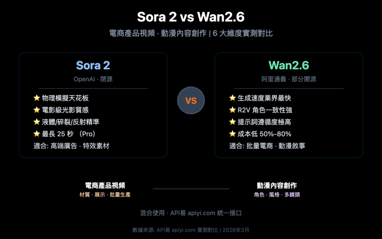 sora 2 vs wan 2 6 ecommerce anime comparison zh hant image 0 图示