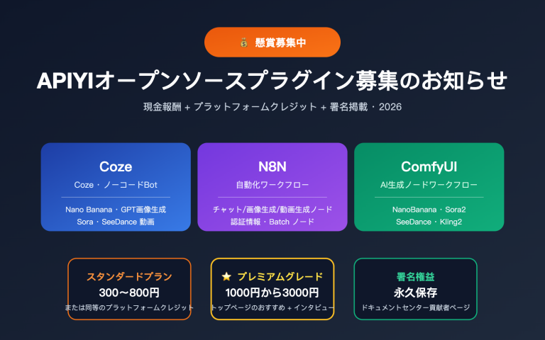 apiyi open source plugin bounty coze n8n comfyui 2026 ja image 0 图示