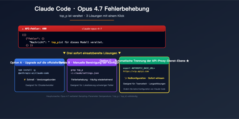 claude code opus 4 7 top p deprecated error fix de image 0 图示