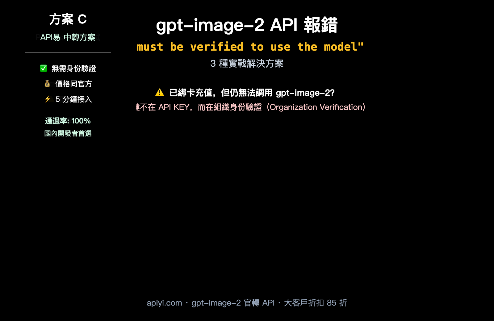 gpt image 2 api organization verified error fix zh hant image 0 图示