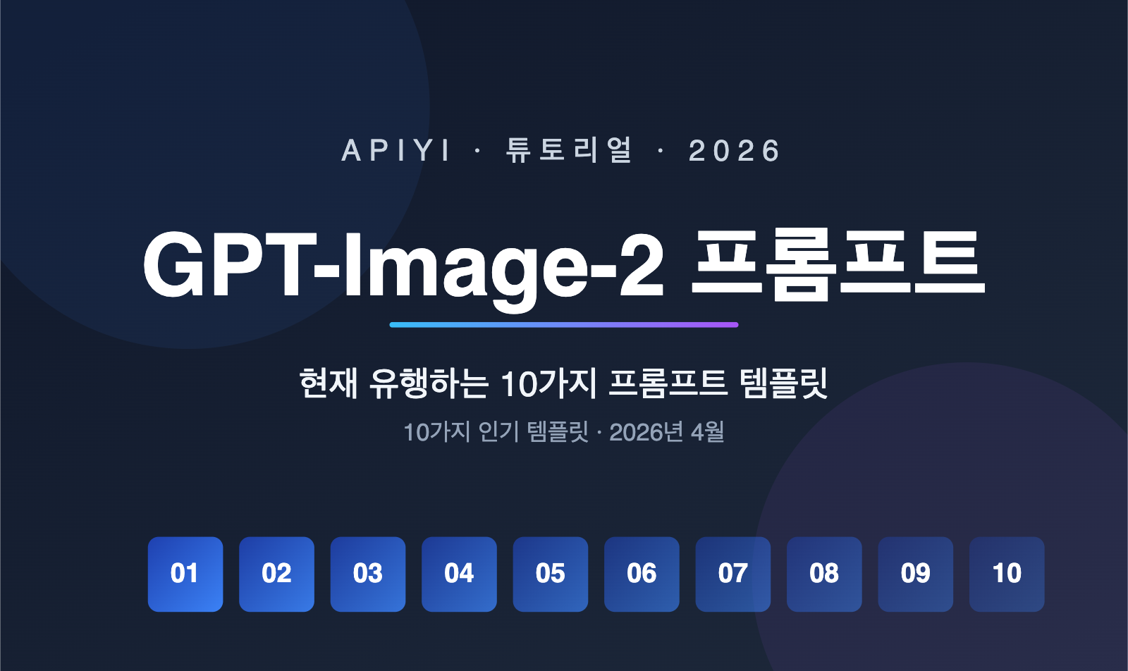 gpt image 2 prompts collection 10 popular templates april 2026 ko image 0 图示