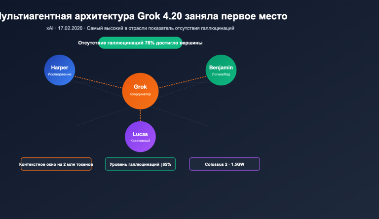 grok 4 20 multi agent non hallucination top ru image 0 图示