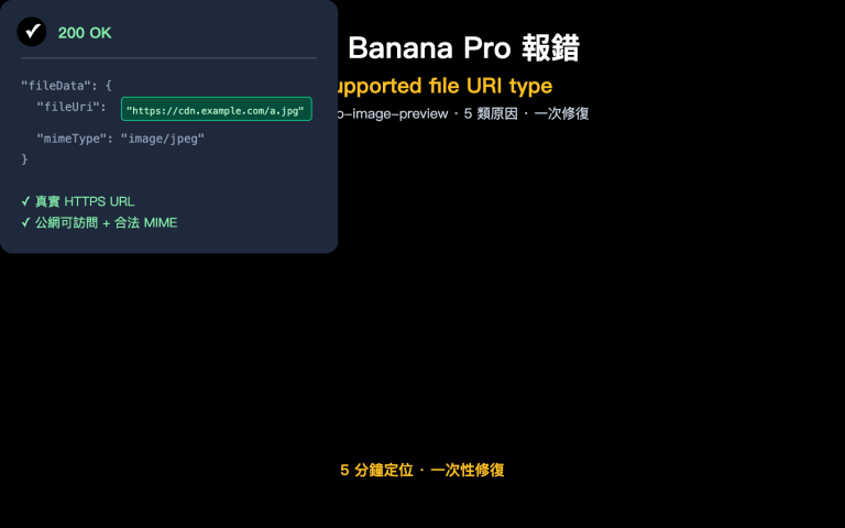 nano banana pro unsupported file uri type error fix zh hant image 0 图示