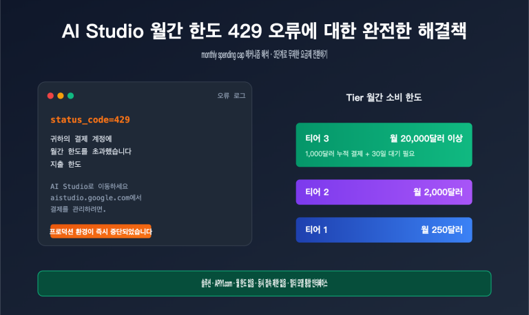 ai studio monthly spending cap 429 solution ko image 0 图示