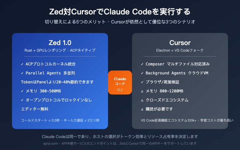 zed vs cursor claude code host comparison ja image 0 图示