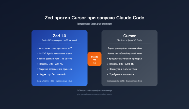 zed vs cursor claude code host comparison ru image 0 图示