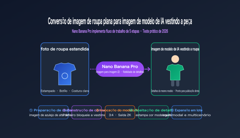 nano banana pro flat lay to model photo apparel workflow pt pt image 0 图示