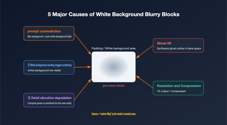 nano banana pro white background blur artifacts fix en image 0 图示
