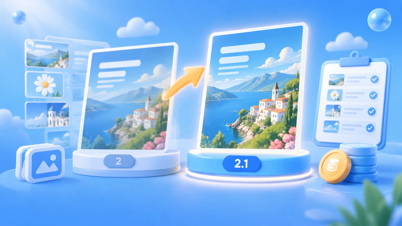 Nano Banana 2 vs 2.1 文字渲染：5 组海报实测对比与选型清单